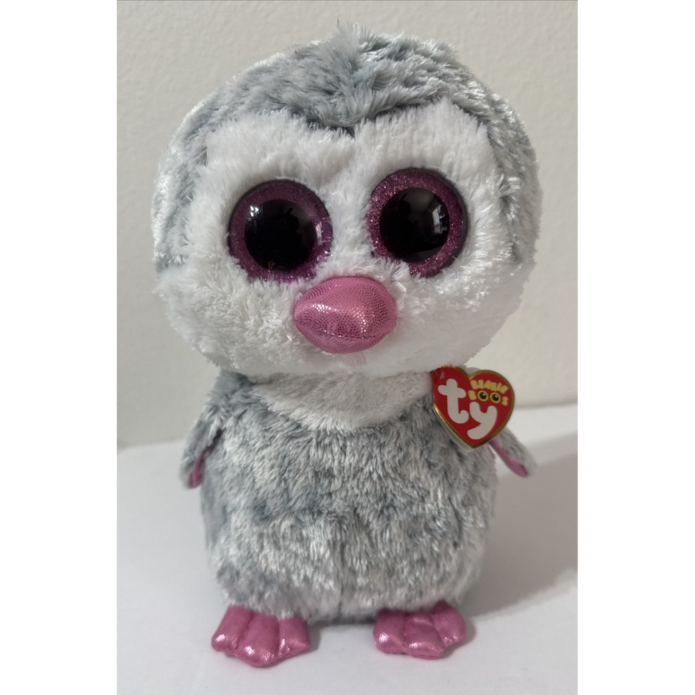 Ty Beanie Boos OLIVE the 8-9" Penguin Medium Buddy Plush Toy MINT with MINT TAGS - Picture 1 of 11